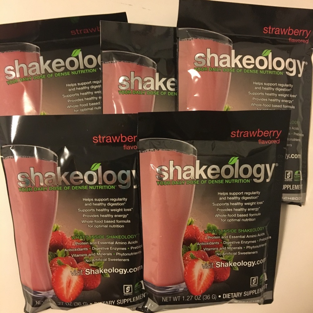 Strawberry Shakeology Samples